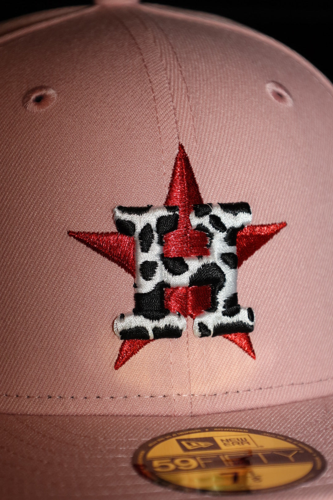 New Era Houston Astros 2017 World Series Side Patch Fitted (Pink) - New Era