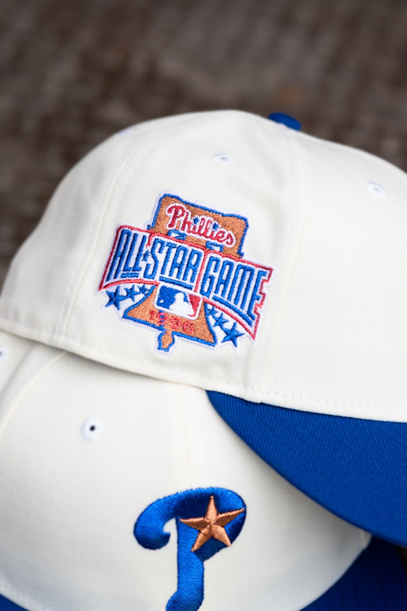 New Era Philadelphia Phillies 1996 ASG Grey UV (Off White/Royal) 59Fifty Fitted - New Era