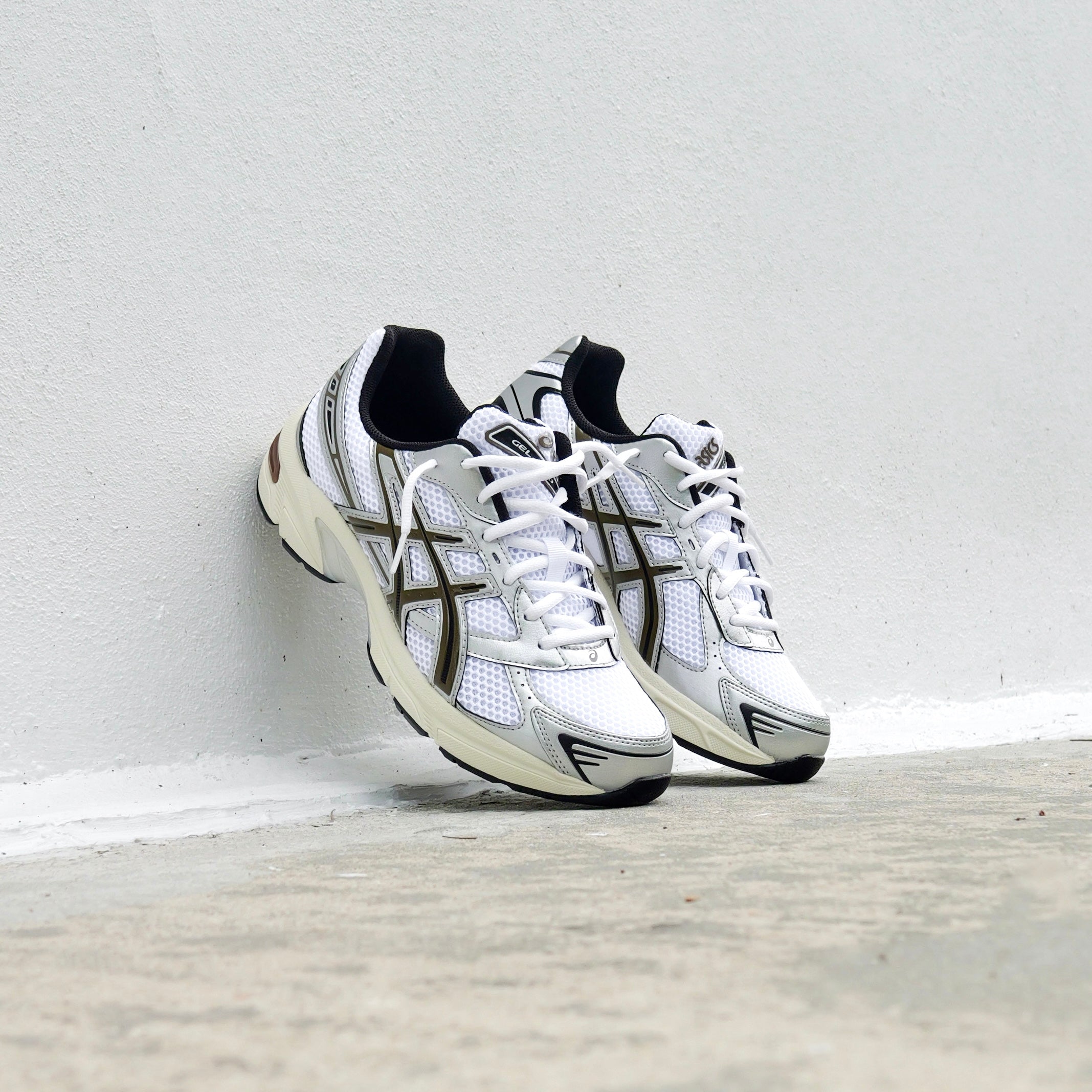Mens Asics Gel-1130 (White/Clay Canyon)
