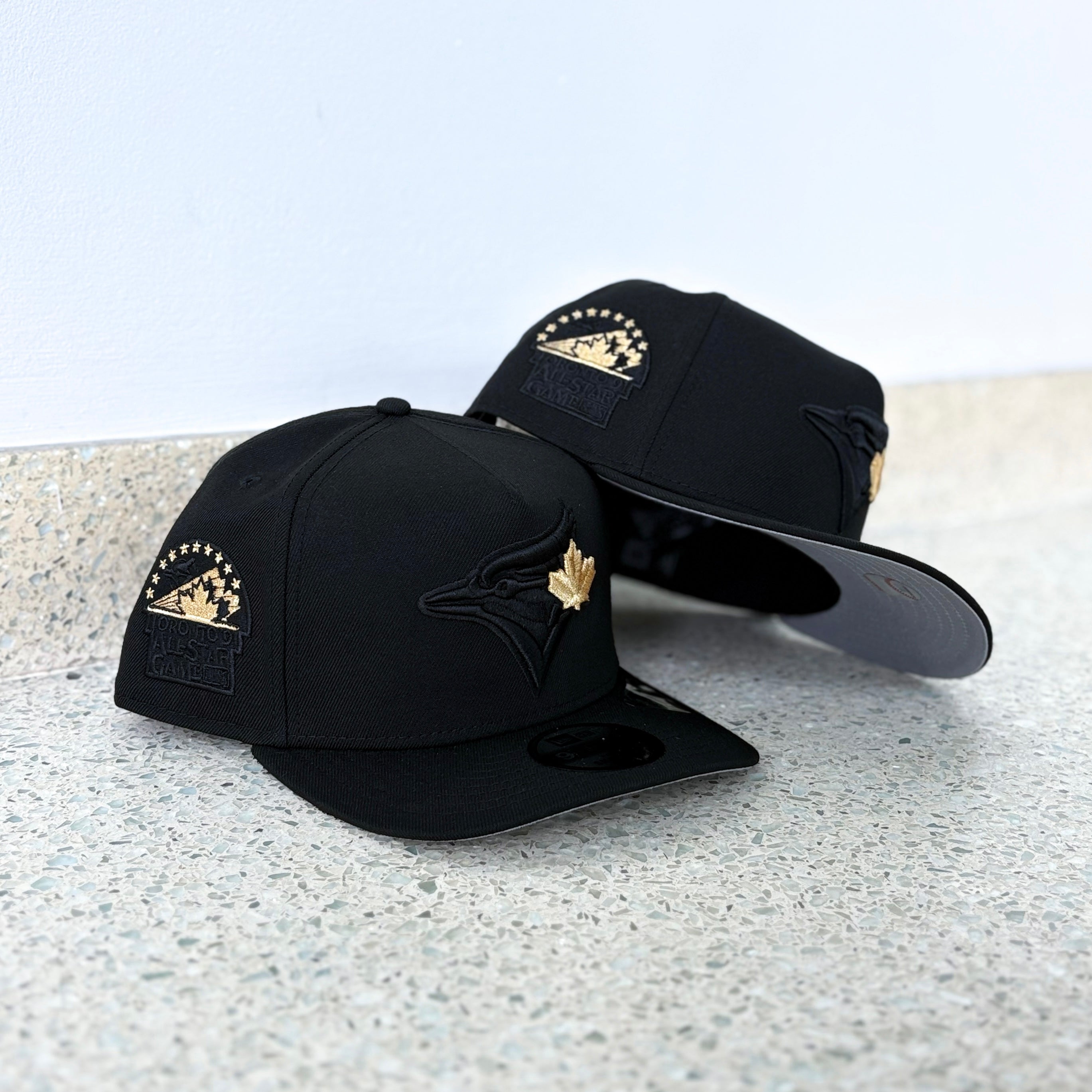 New Era Toronto Blue Jays 1991 ASG Grey UV 9Fifty A-Frame Snapback (Black)