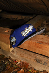 New Era Los Angeles Dodgers 40th Anniversary Side Patch Fitted (Royal/Black)