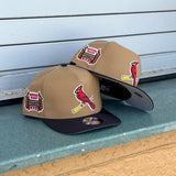 New Era St. Louis Cardinals 2006 Inaugural Season Grey UV 9Fifty A-Frame Snapback (Khaki/Navy)