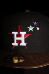 New Era Houston Astros Cacti Park of The Palm Beaches Travis Scott Patch Fitted (Black/Brown) - New Era