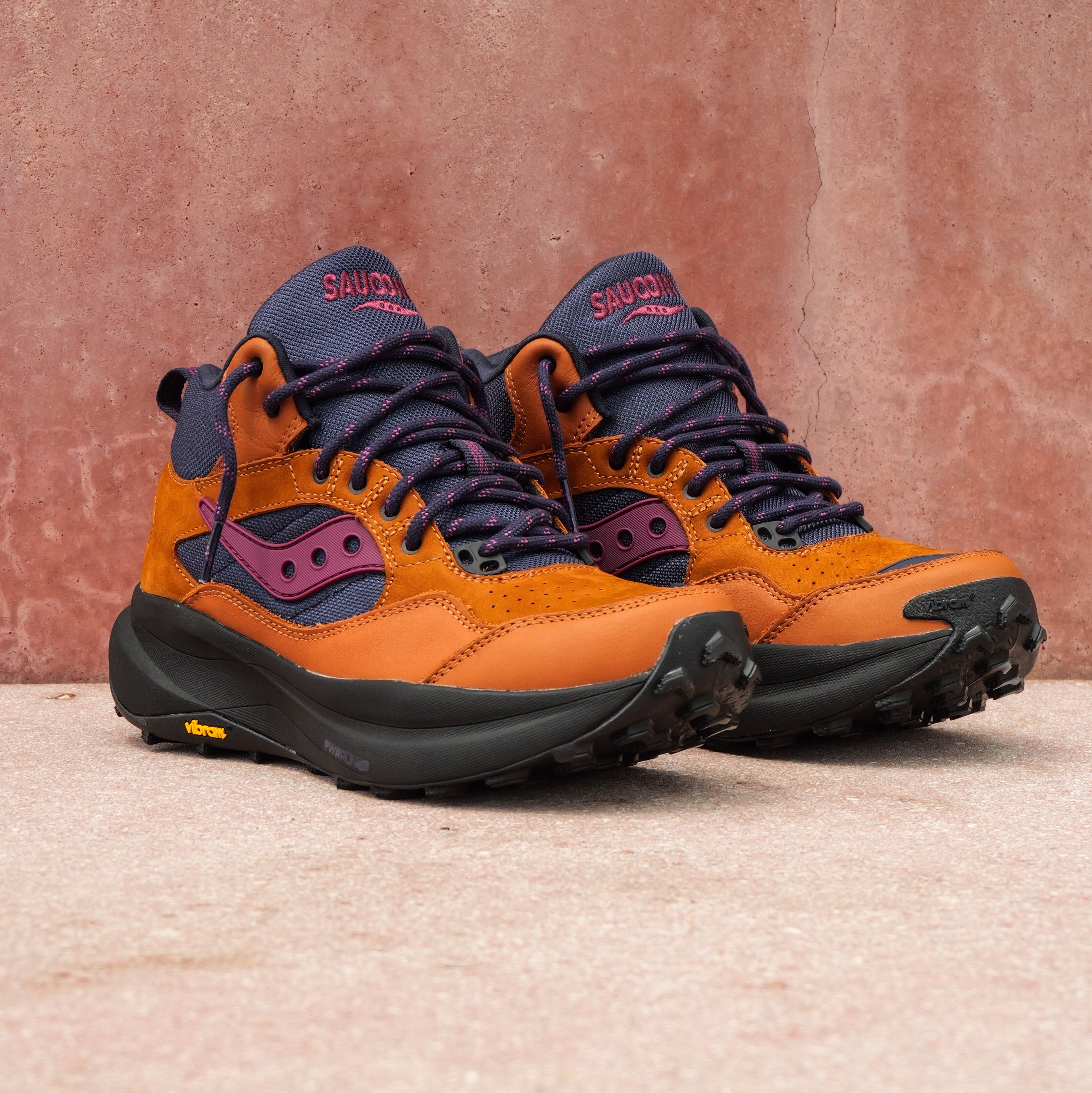 Mens Saucony Trekker LS (Ginger/Naval)