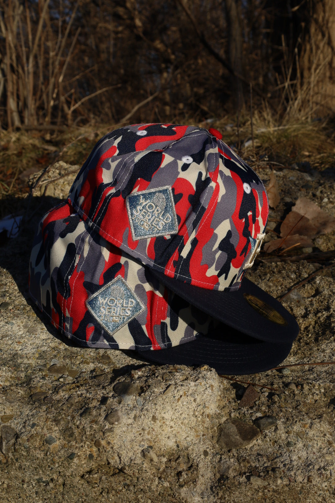 New Era Houston Astros 2017 World Series Sky UV 59Fifty Fitted (Camo/Navy) - New Era