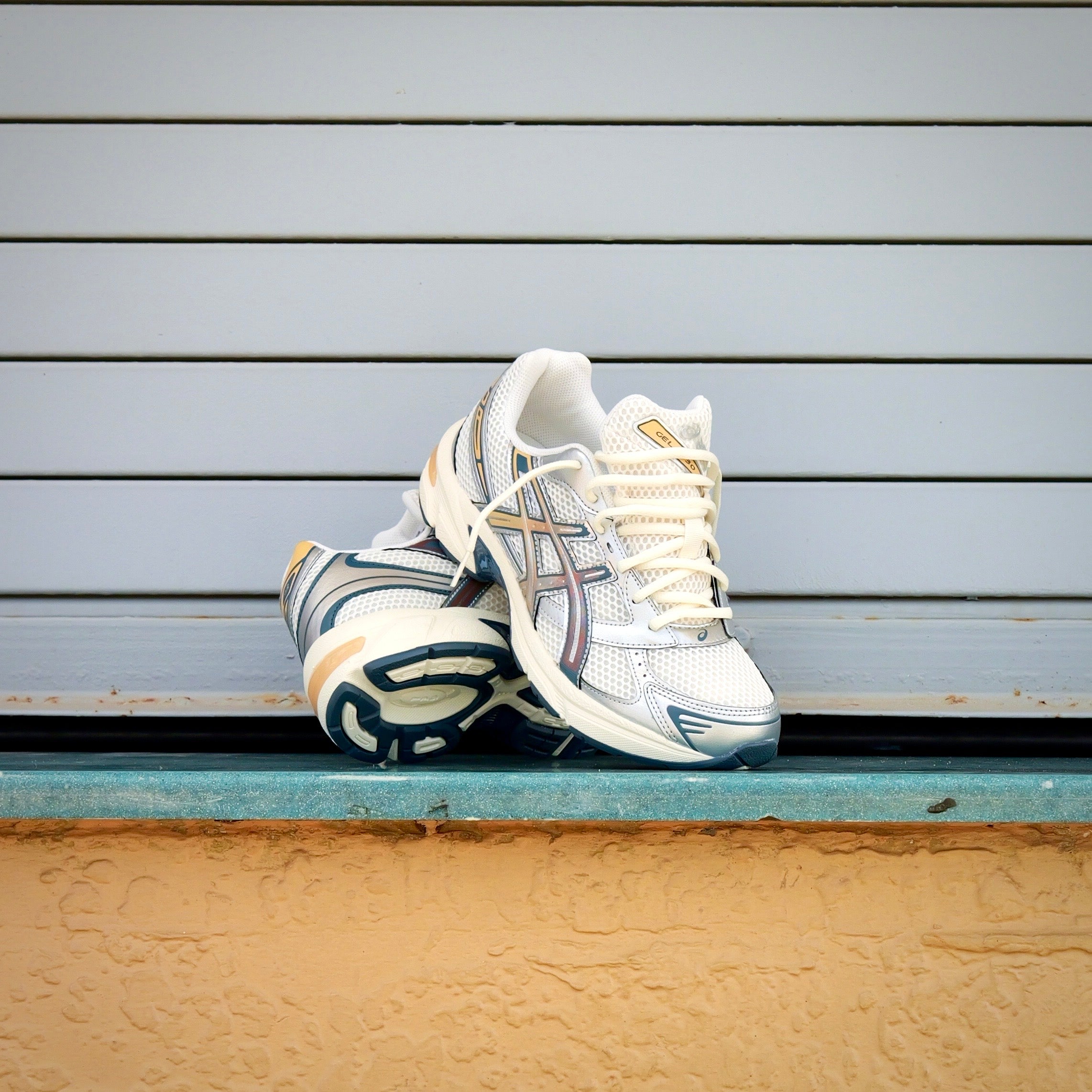 Mens Asics Gel-1130 (Cream/Mahogany) - Asics