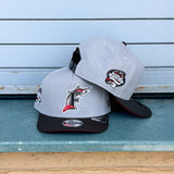 New Era Florida Marlins 2003 World Series Red UV 9FIFTY A-Frame Snapback (Grey/Black)
