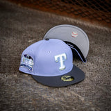 New Era Texas Rangers Final Season Grey UV (Lavender/Graphite) 59Fifty Fitted - New Era
