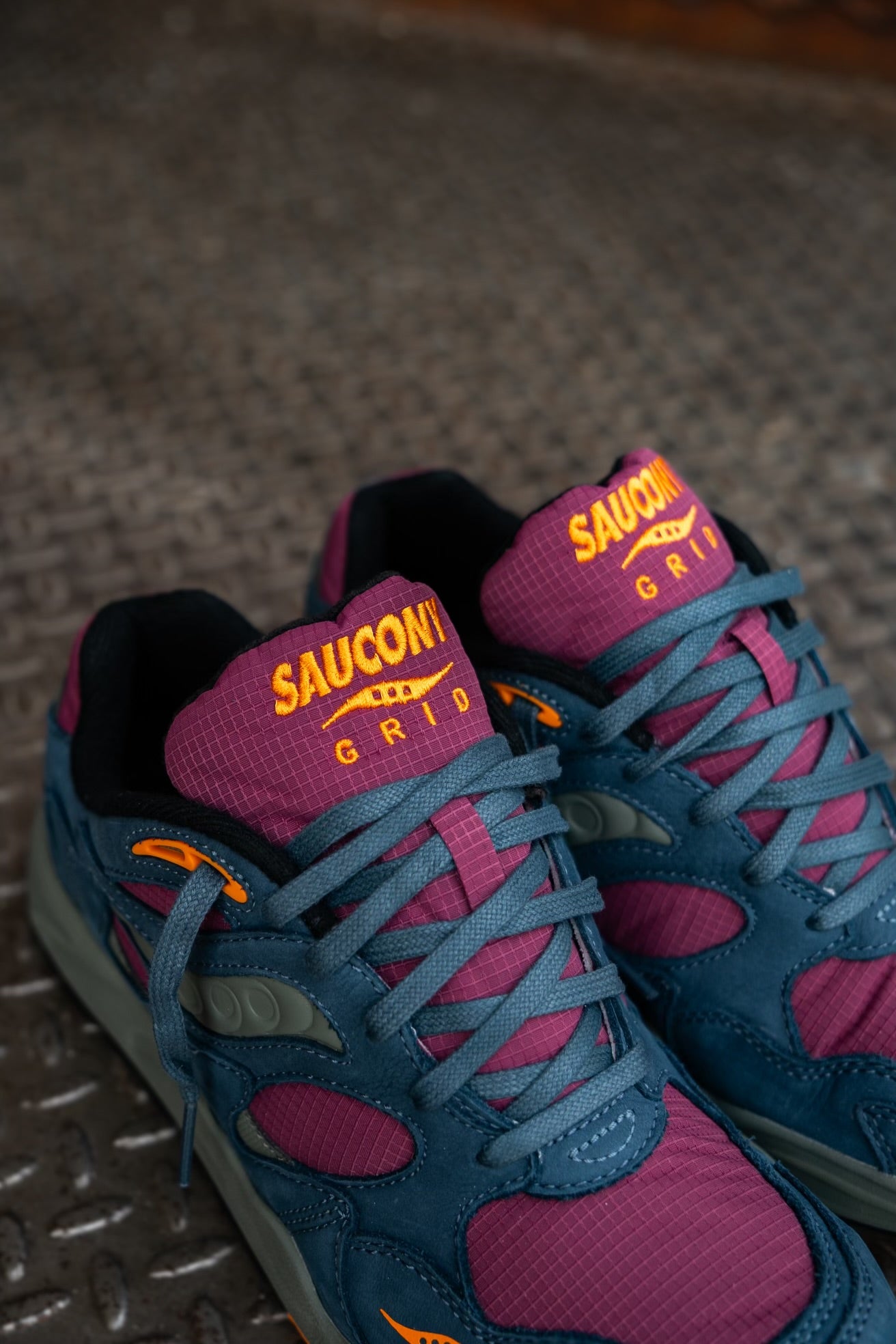 Mens Saucony Grid Shadow 2 Premium (Purple/Blue) - Saucony