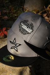 New Era Houston Astros 2005 World Series Side Patch Grey UV 59Fifty Fitted (Grey/Black)