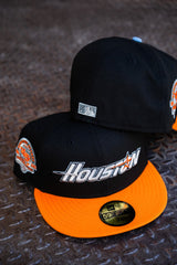 New Era Houston Astros 45th Anniversary Sky UV (Black/Orange) 59Fifty Fitted - New Era