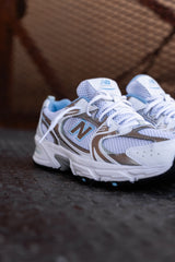 Gradeschool New Balance 530 (White/Blue) - GR530GB - New Balance