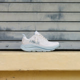 Womens HOKA Clifton 10 (Grout/Mineral Blue) - HOKA