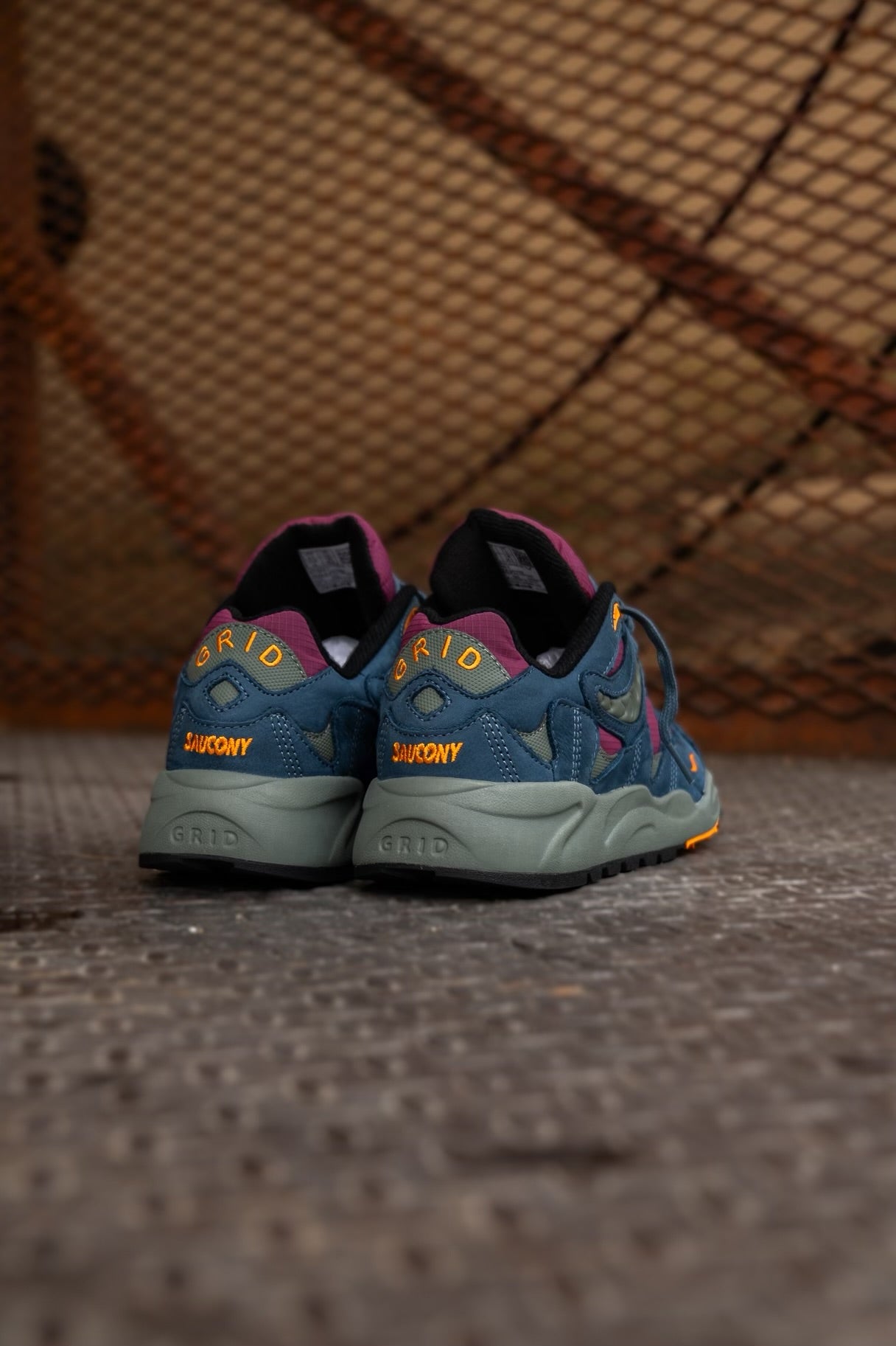 Mens Saucony Grid Shadow 2 Premium (Purple/Blue) - Saucony