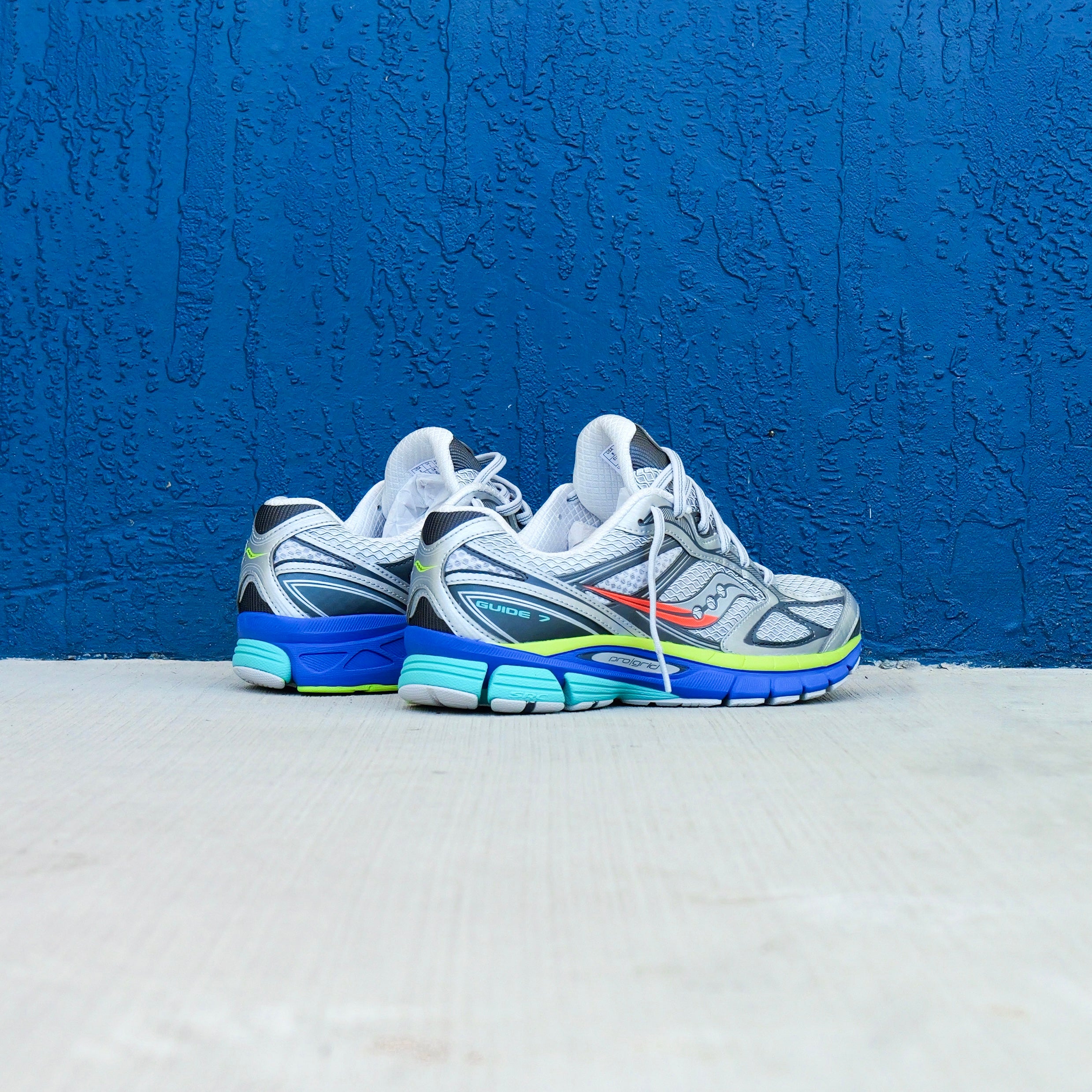 Mens Saucony ProGrid Guide 7 (Silver/Multi)