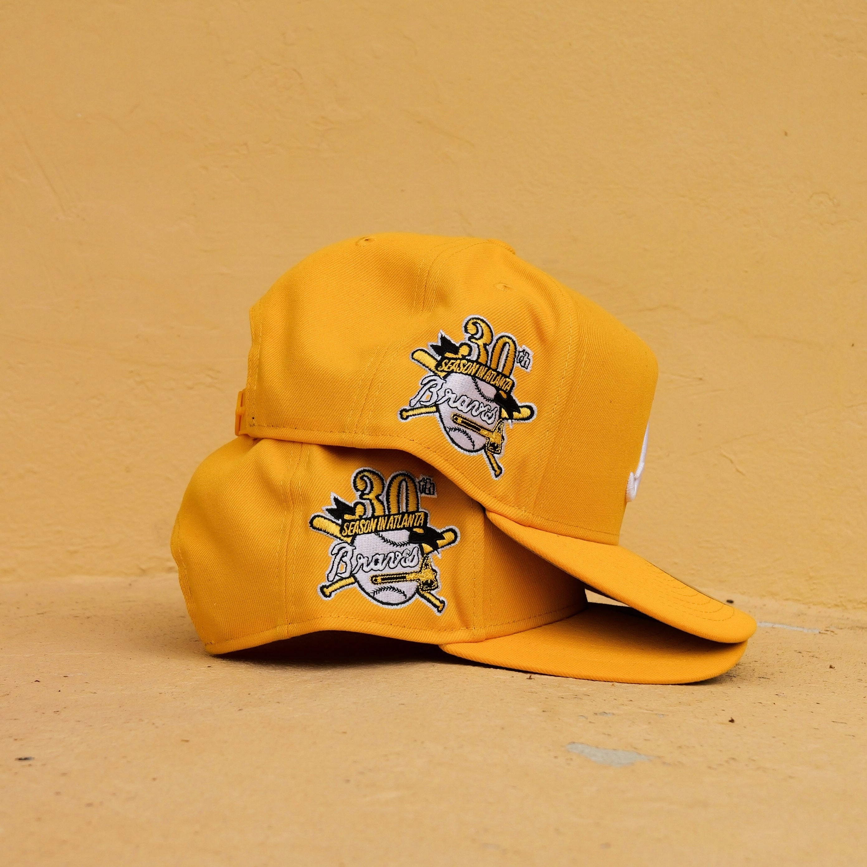 New Era Atlanta Braves 30th Season 9FIFTY A-Frame Snapback-(Gold)