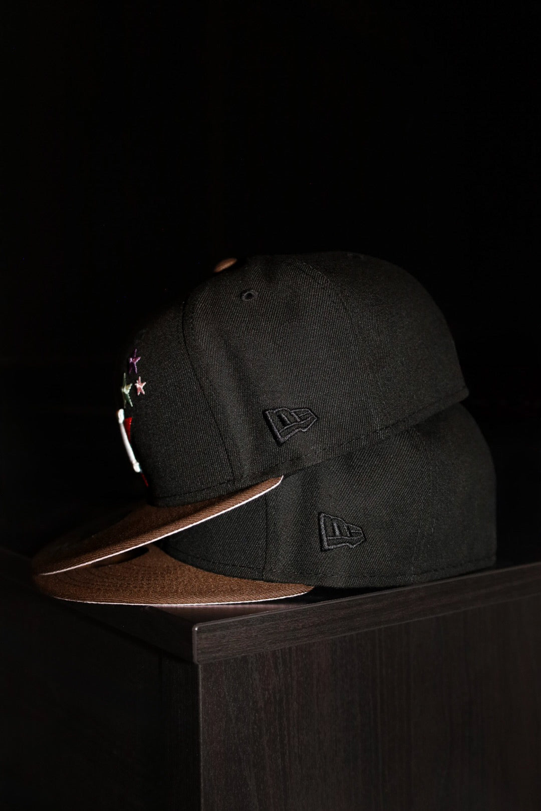 New Era Houston Astros Cacti Park of The Palm Beaches Travis Scott Patch Fitted (Black/Brown) - New Era