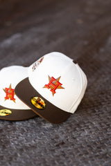 New Era Houston Astros 50th Anniversary Bronze UV (Off White/Walnut) 59Fifty Fitted - New Era