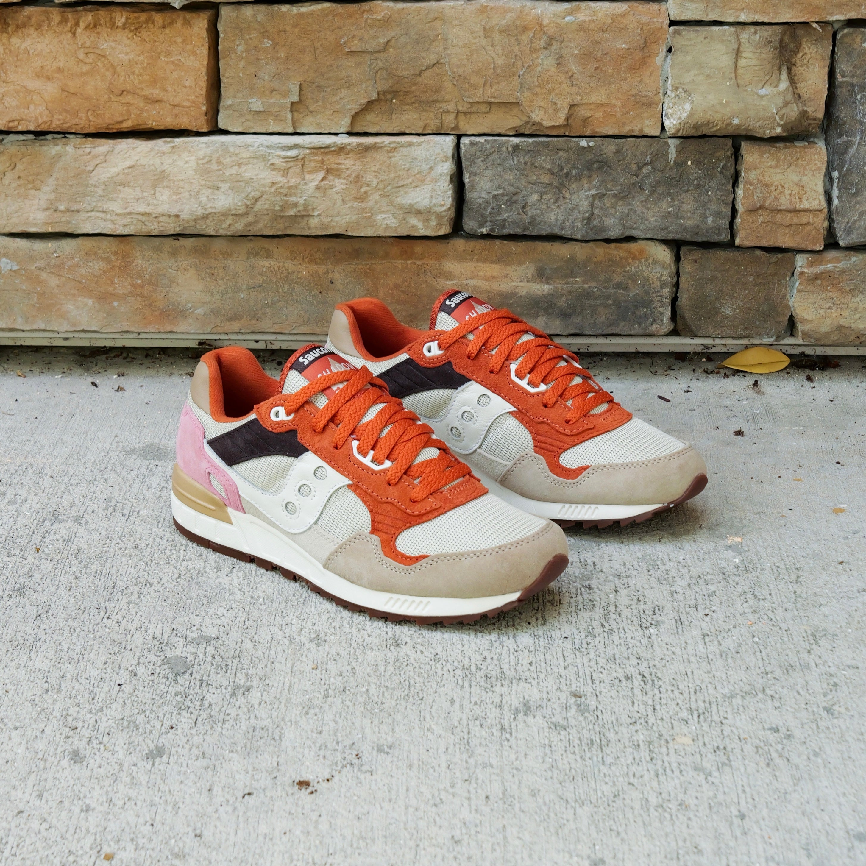 Mens Saucony Shadow 5000 (Eggshell/Rust)