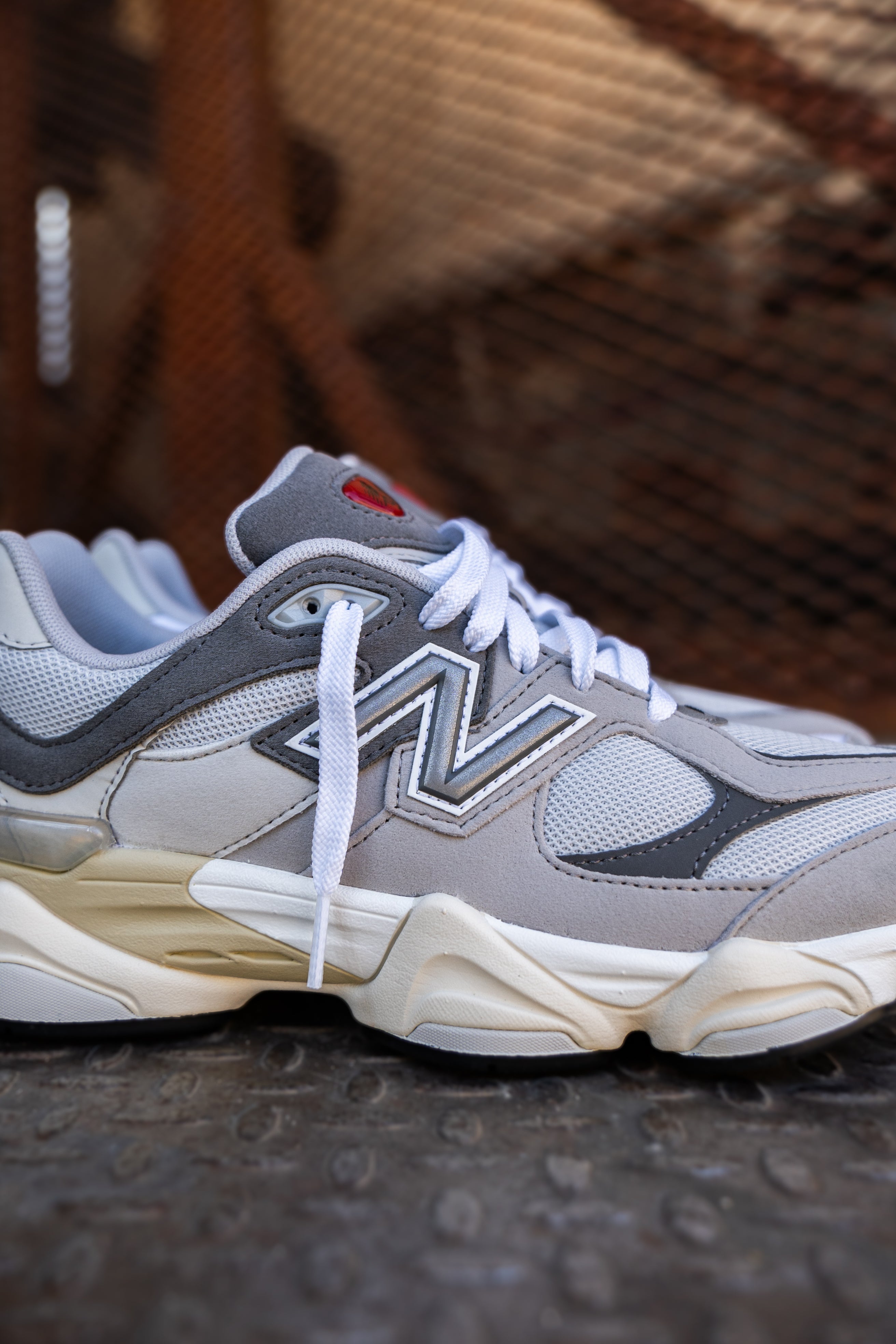 Gradeschool New Balance 9060 (Cement Grey) - New Balance