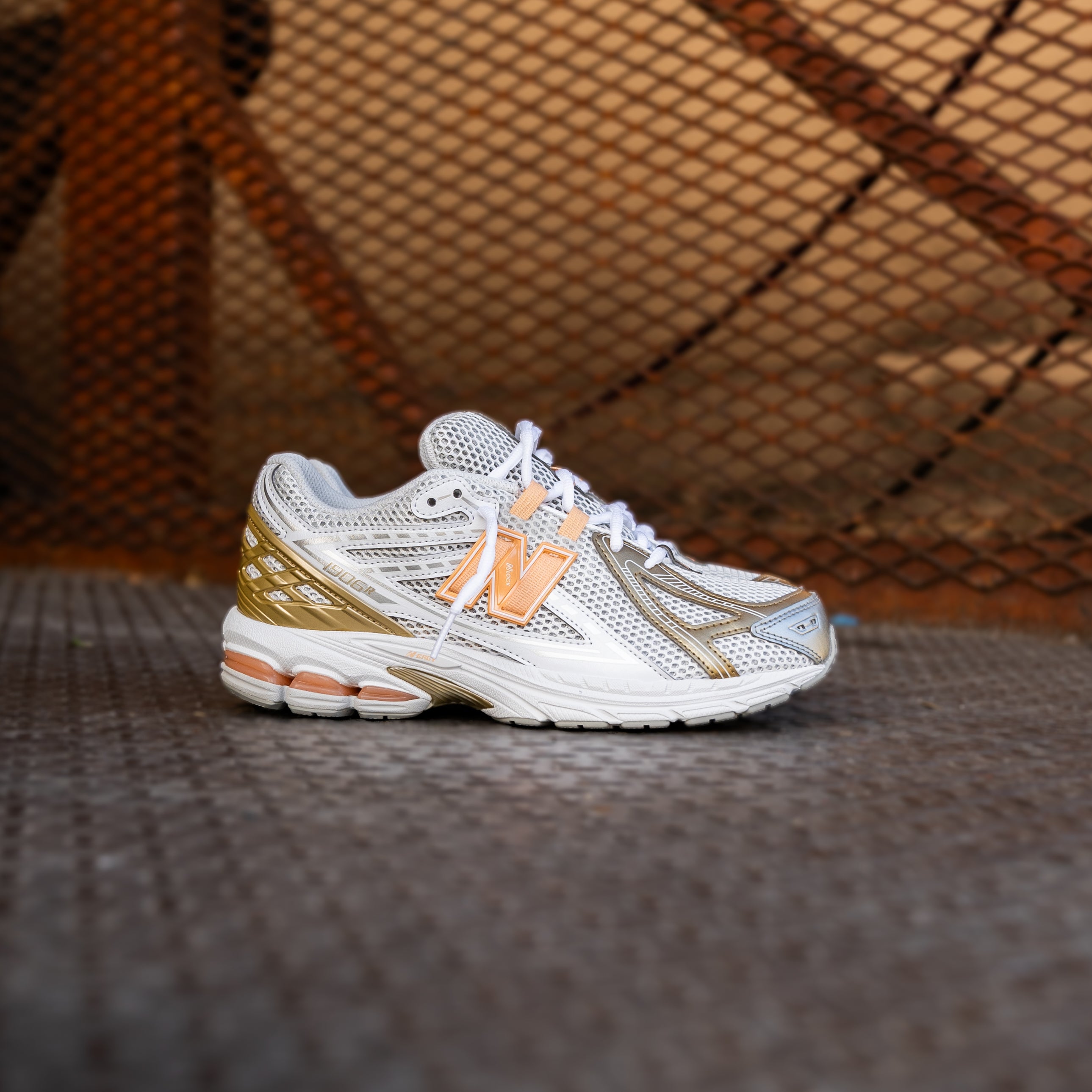 Gradeschool New Balance 1906 (Grey/Orange) - U1906RCH - New Balance
