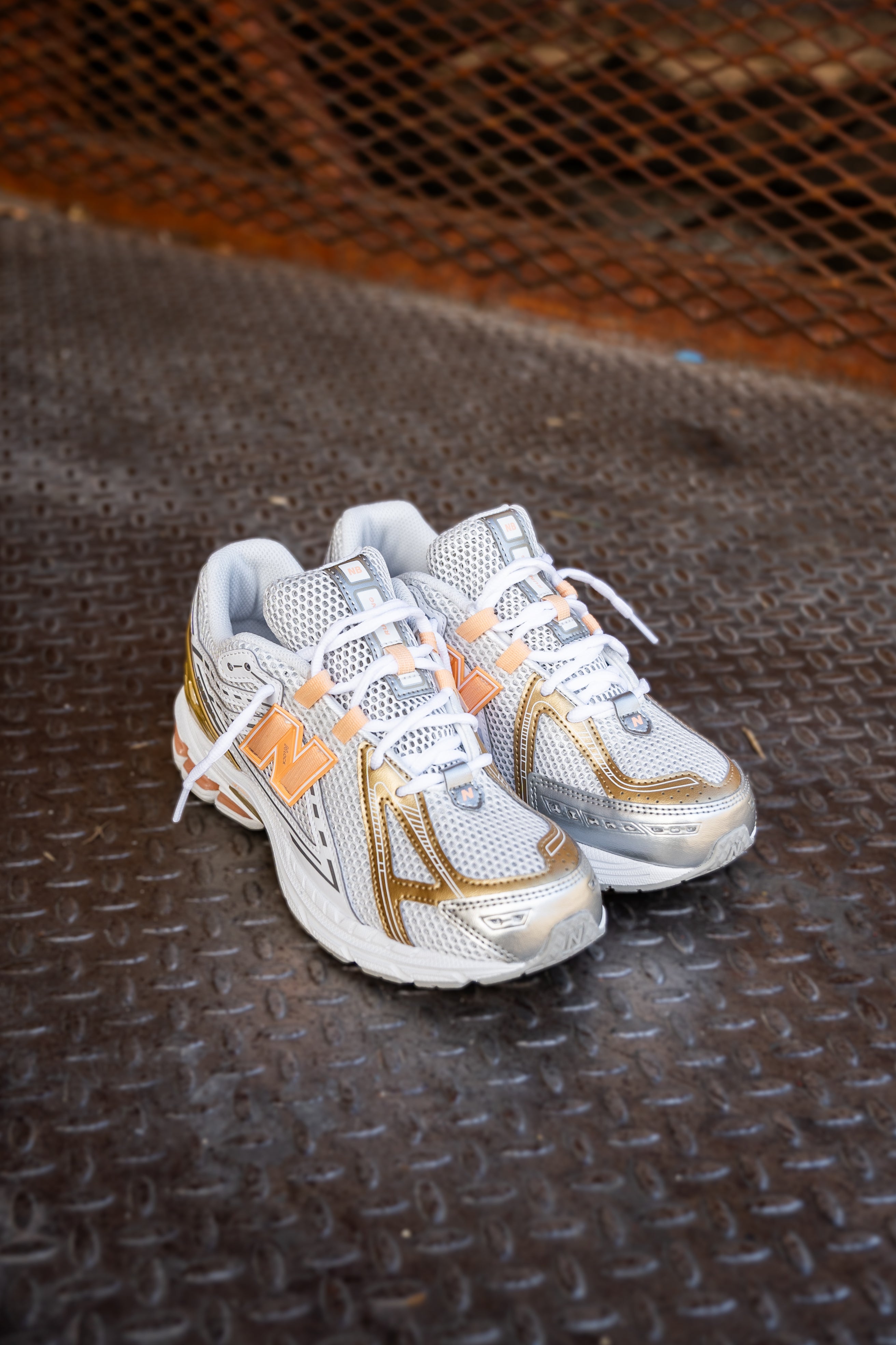Gradeschool New Balance 1906 (Grey/Orange) - U1906RCH - New Balance