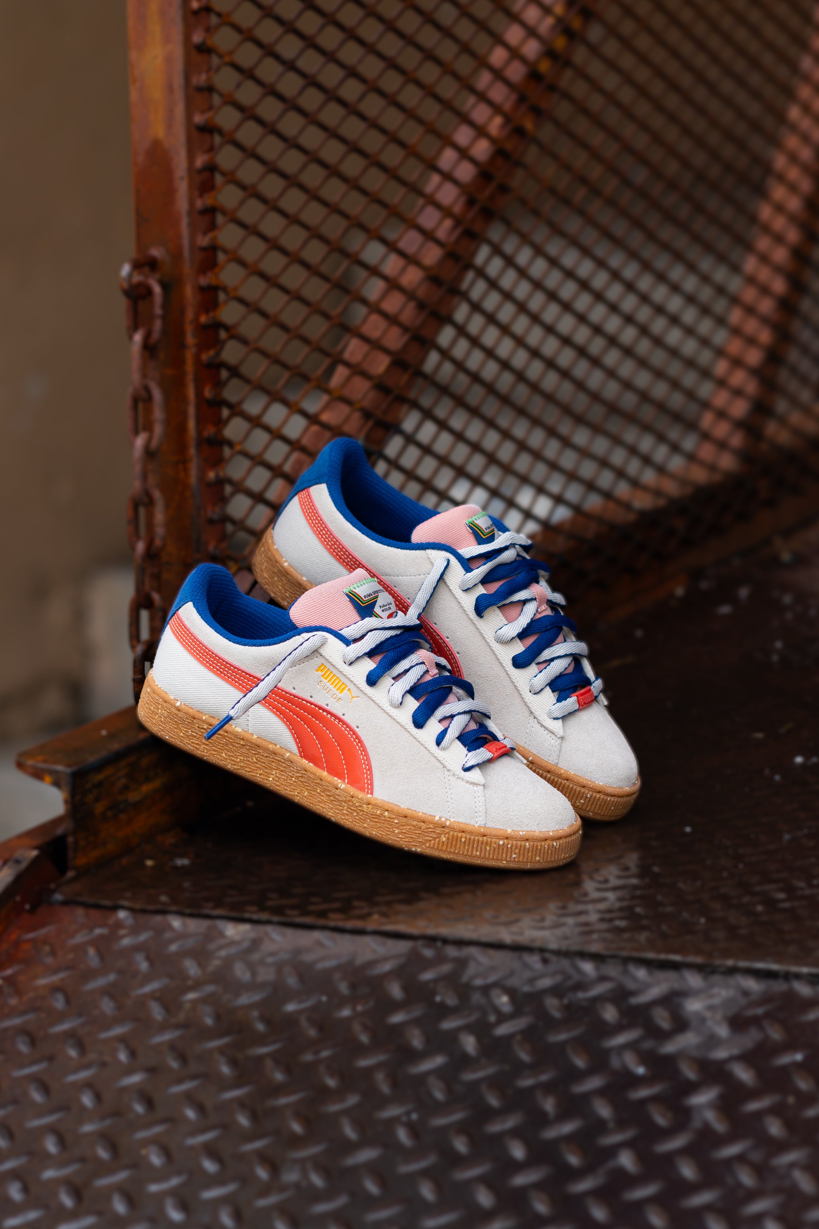 Mens Puma Suede Podium (Alpine Snow/Gum) - Puma