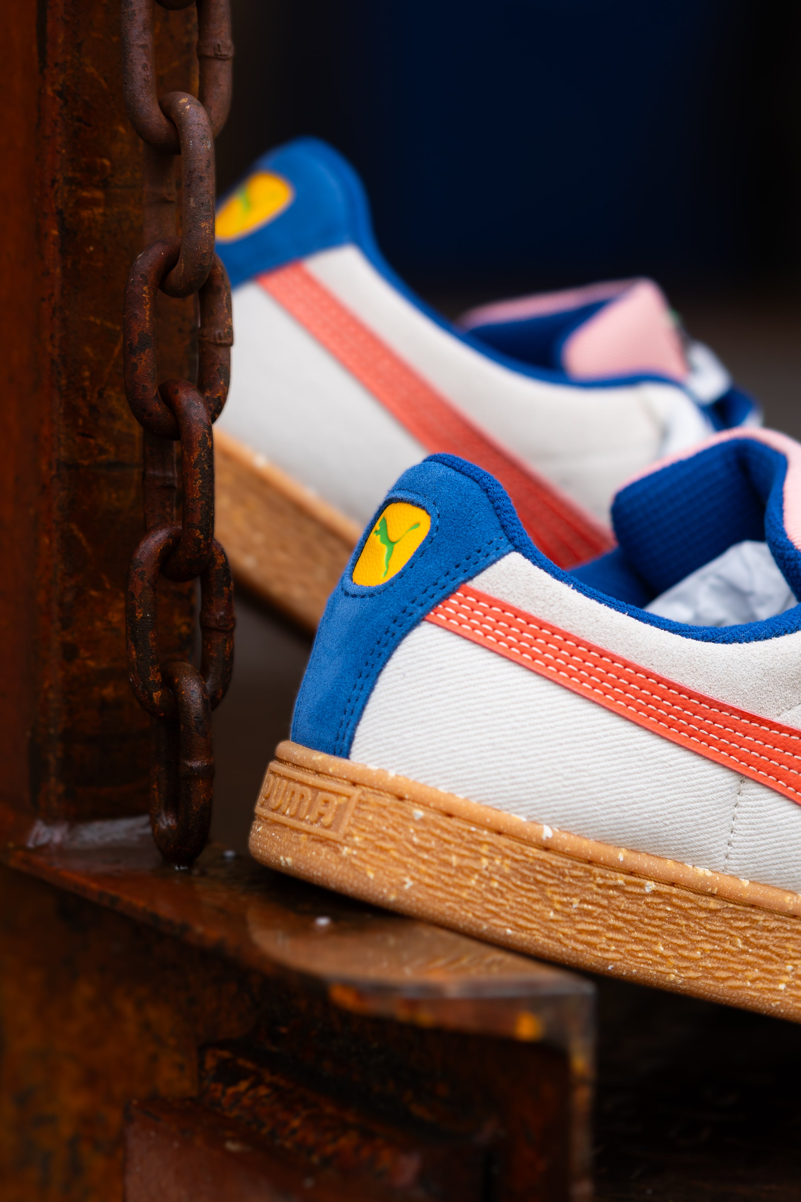 Mens Puma Suede Podium (Alpine Snow/Gum) - Puma