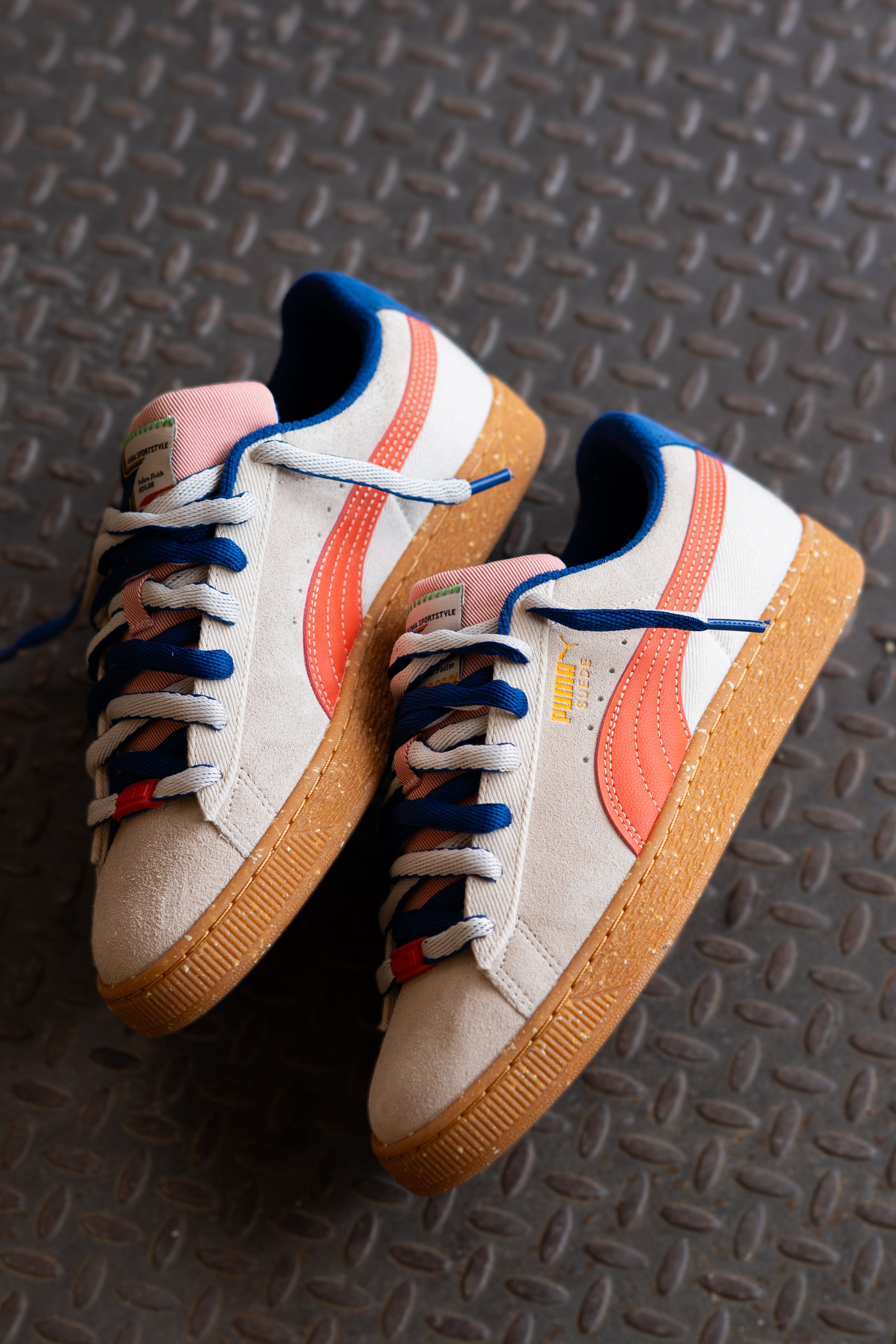 Mens Puma Suede Podium (Alpine Snow/Gum) - Puma