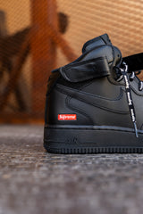 Nike x Supreme Air Force 1 Mid SP (Black) - Nike