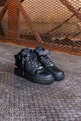 Nike x Supreme Air Force 1 Mid SP (Black) - Nike