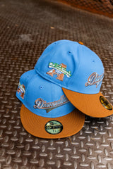 New Era Arizona Diamondbacks 2001 World Series Champions Grey UV 59Fifty Fitted (Air Force Blue/Peanut) - New Era