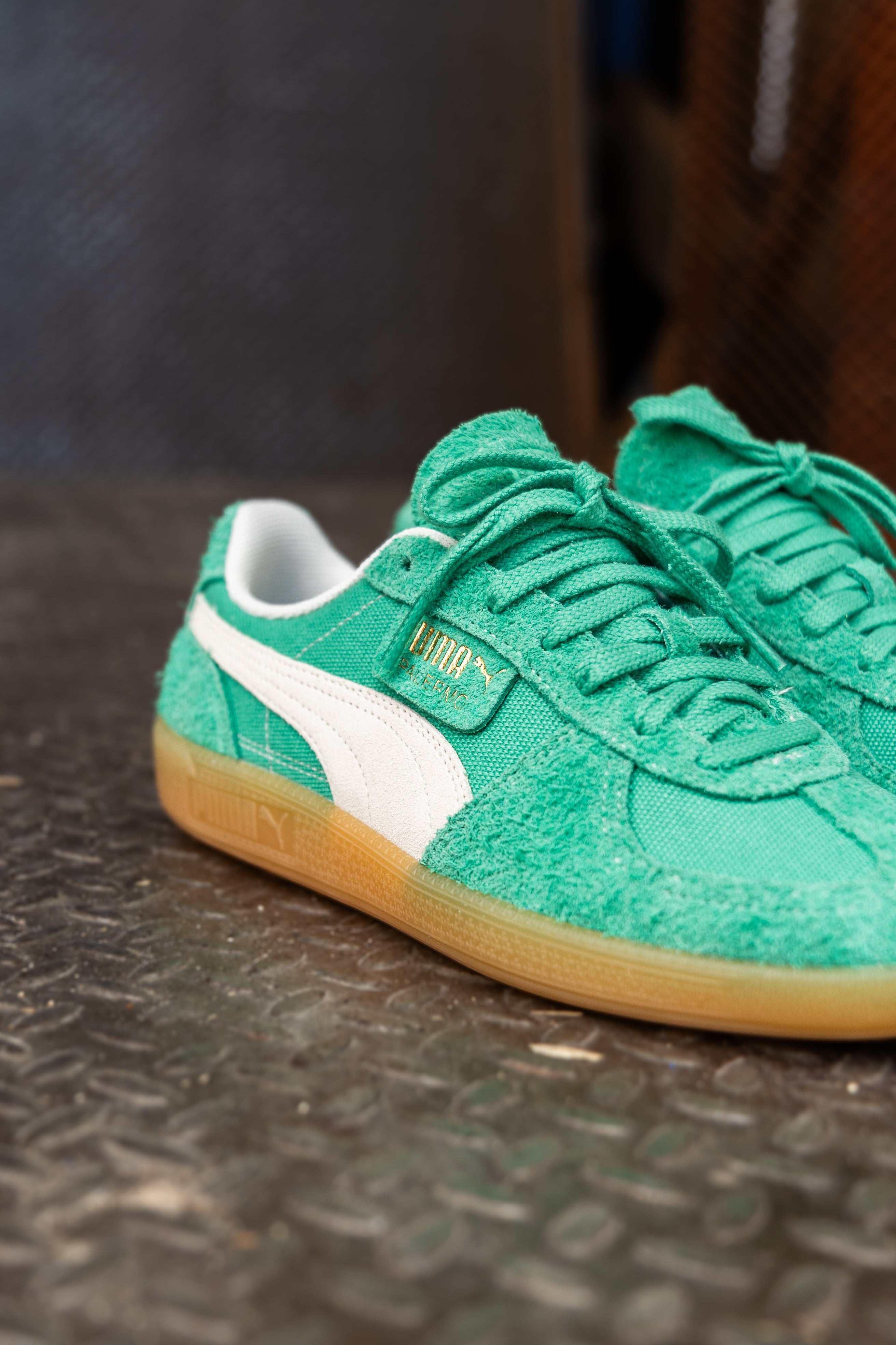 Mens Puma Palermo Vintage (Jade Frost/Frosted Ivory/Gum) - Puma