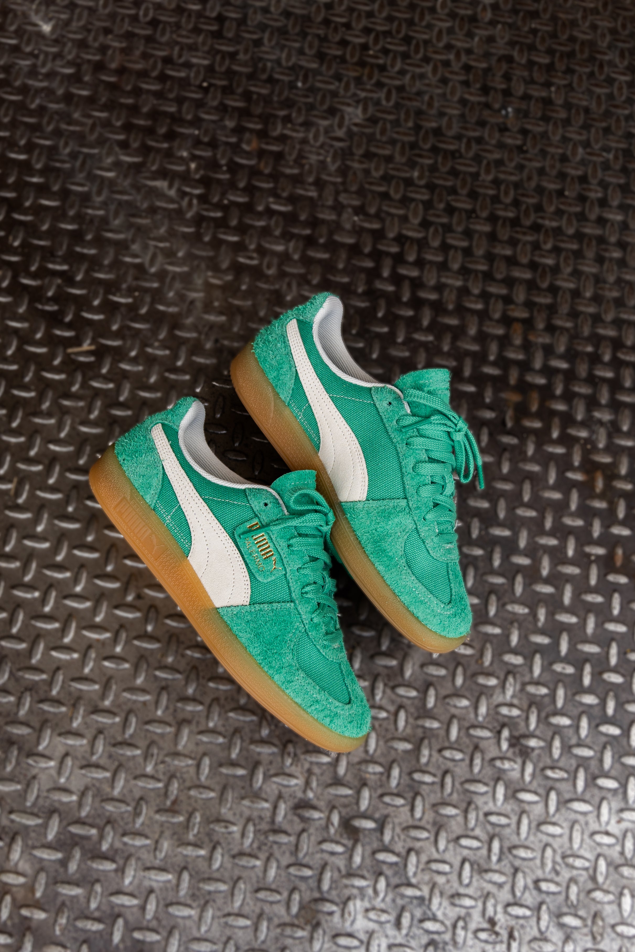 Mens Puma Palermo Vintage (Jade Frost/Frosted Ivory/Gum) - Puma