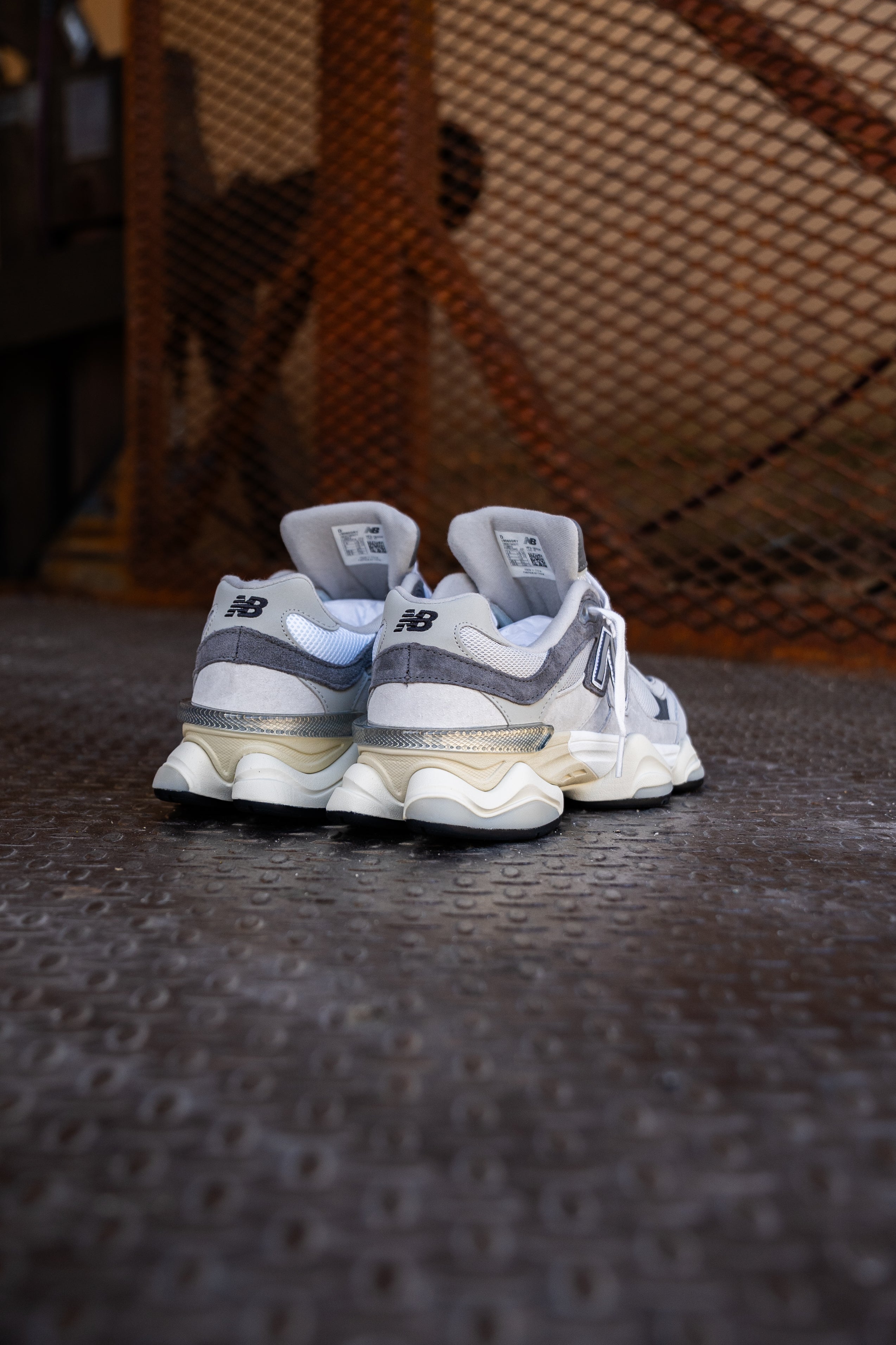 Mens New Balance 9060 (Grey/Grey) - New Balance