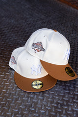 New Era New York Yankees 1996 WS Pink UV 59Fifty Fitted (Off White/Peanut) - New Era