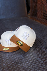 New Era New York Yankees 1996 WS Pink UV 59Fifty Fitted (Off White/Peanut) - New Era