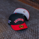 New Era Chicago White Sox Grey UV 59Fifty Fitted (Black/Red) - New Era