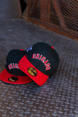 New Era Chicago White Sox Grey UV 59Fifty Fitted (Black/Red) - New Era