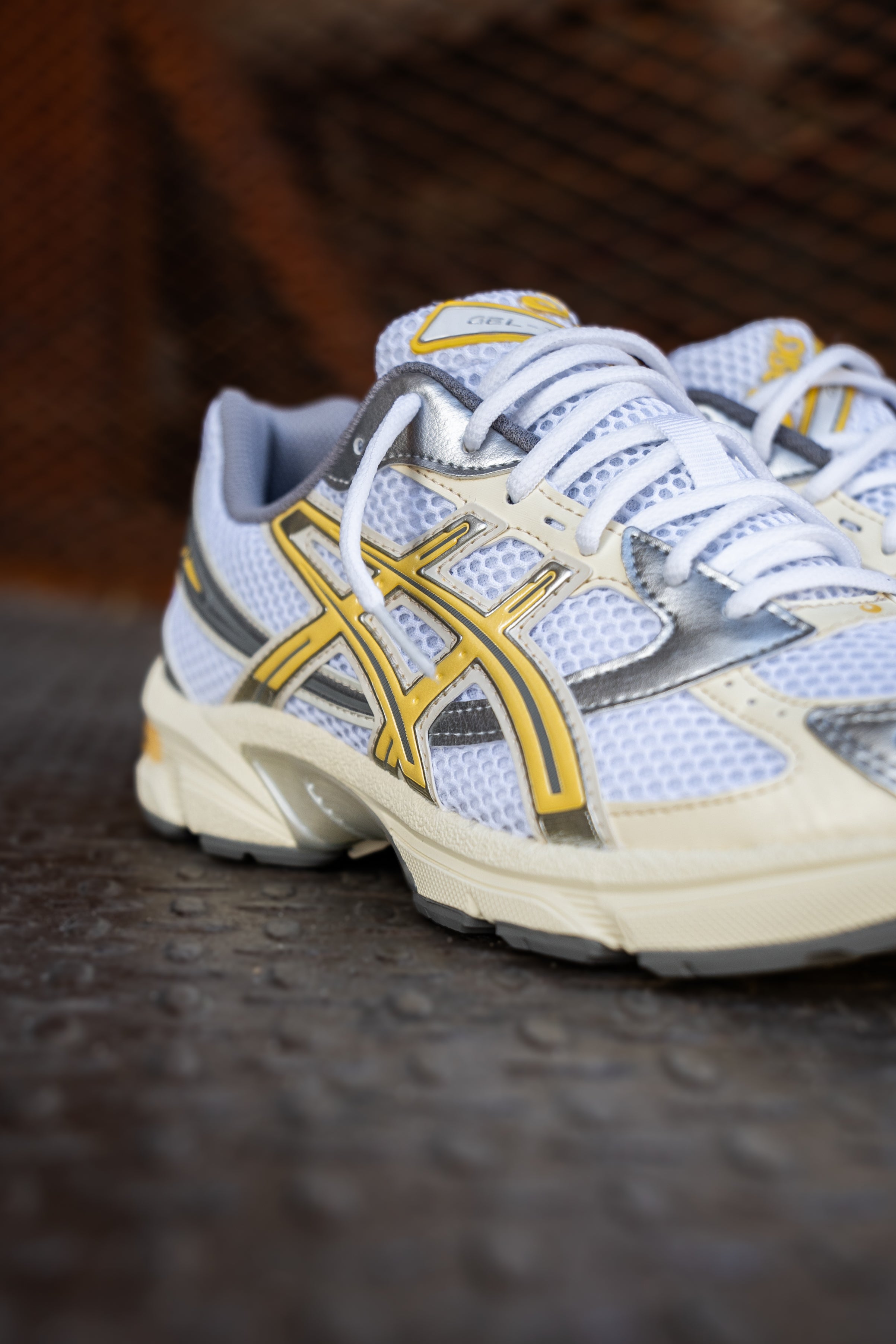 Mens Asics Gel-1130 (White/Faded Yellow) - Asics