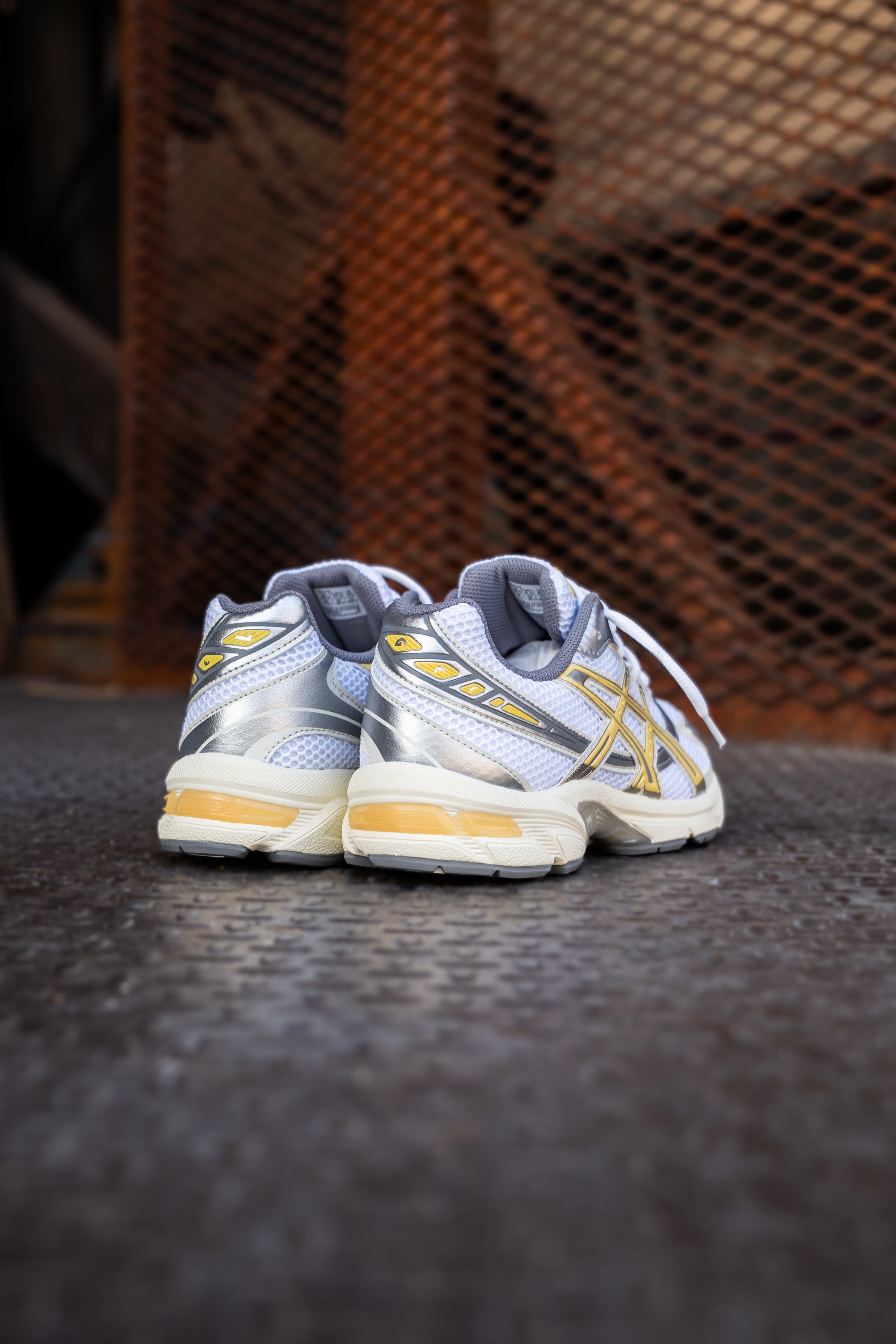 Mens Asics Gel-1130 (White/Faded Yellow) - Asics