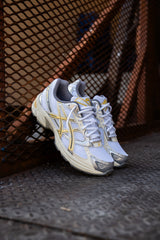 Mens Asics Gel-1130 (White/Faded Yellow) - Asics