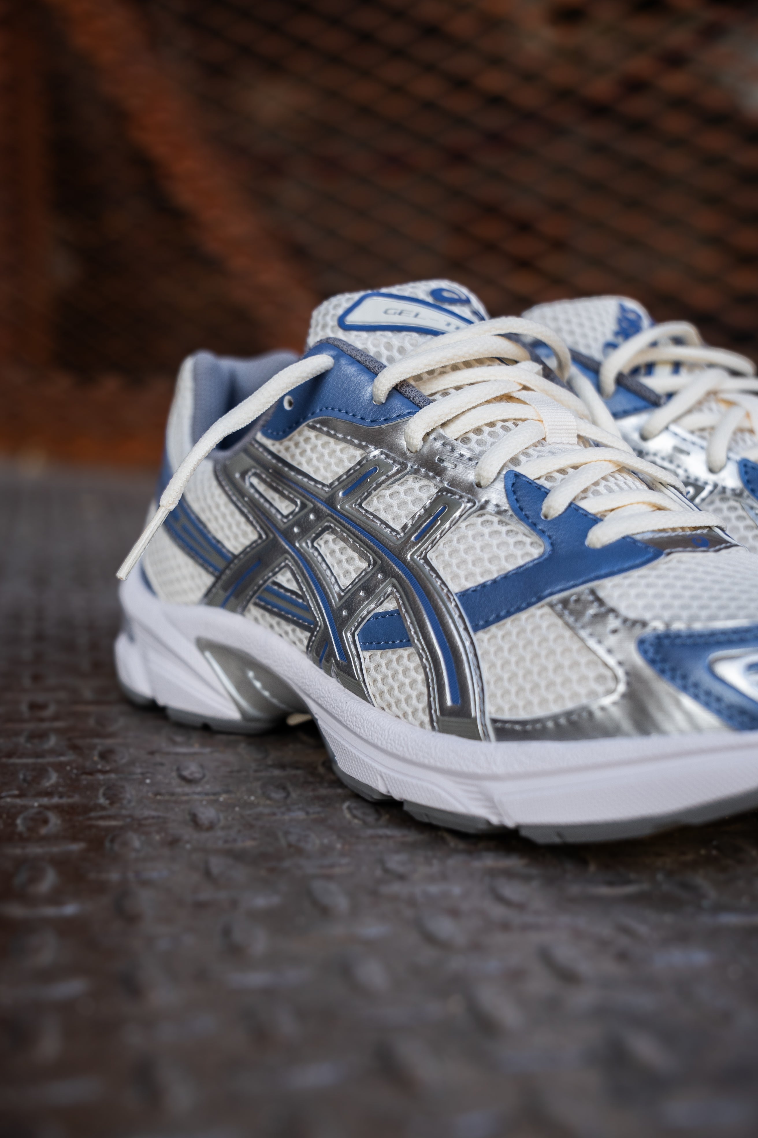Mens Asics Gel-1130 (Cream/Blueberry) - Asics