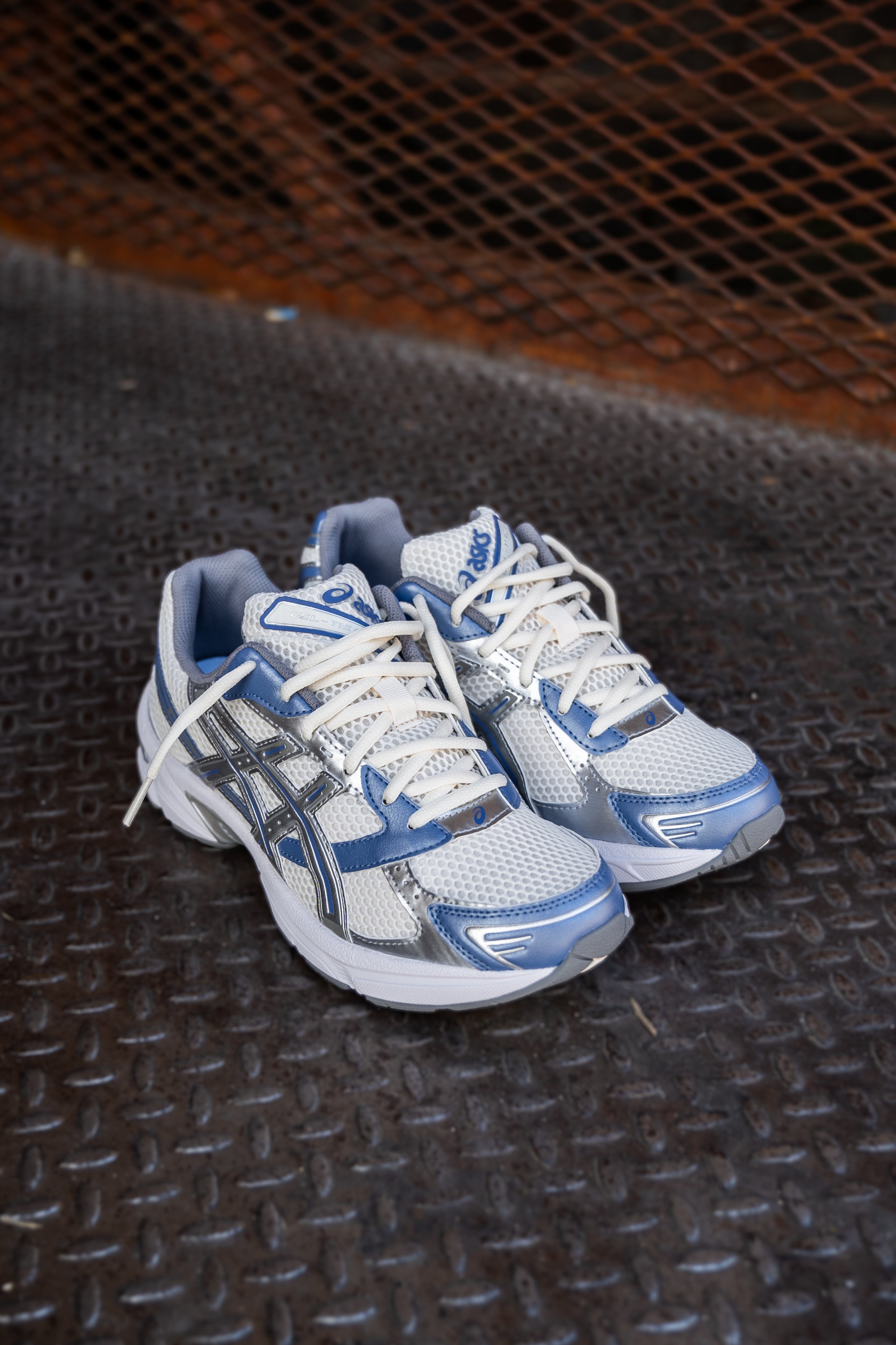Mens Asics Gel-1130 (Cream/Blueberry) - Asics