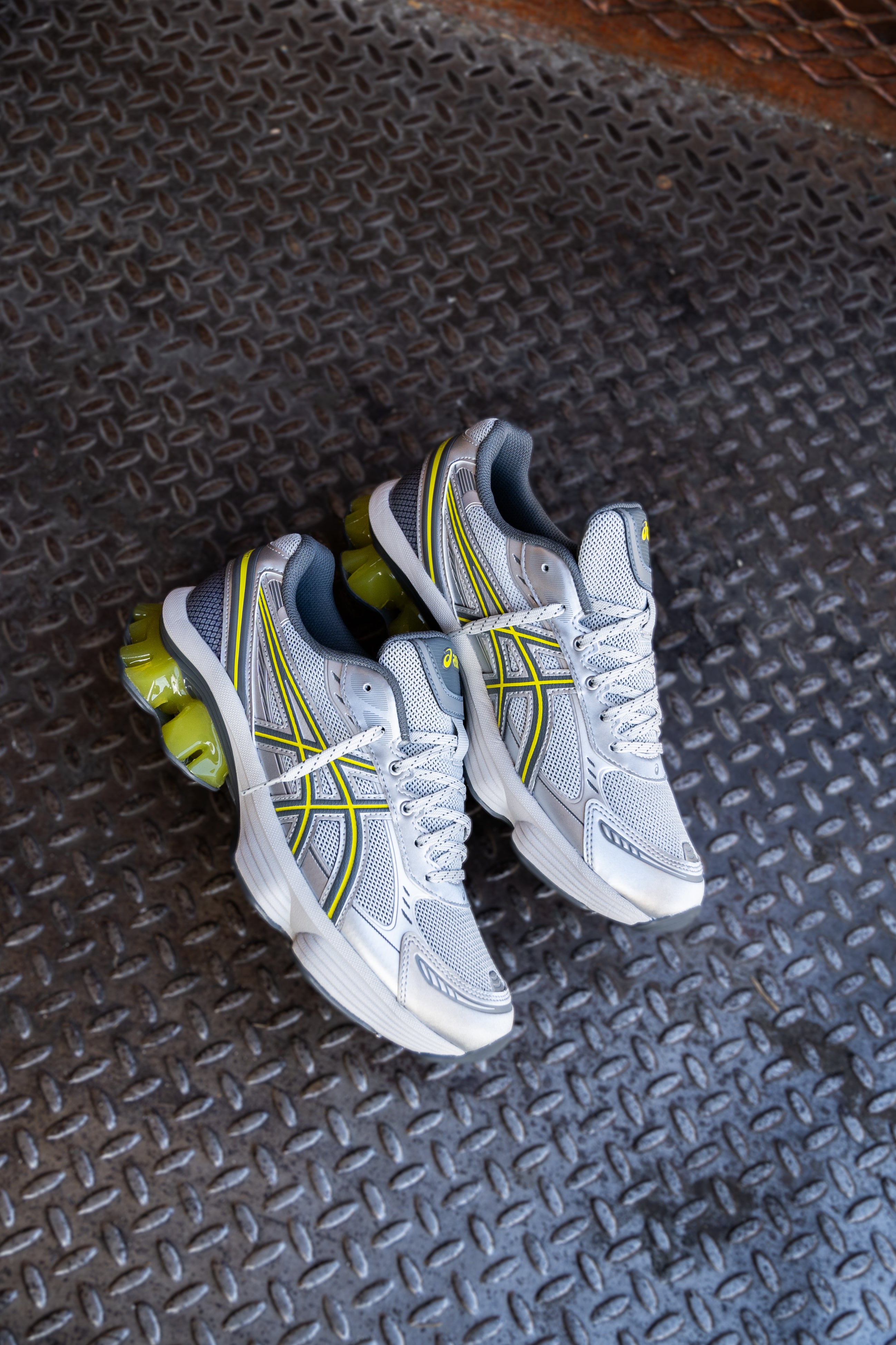 Mens Asics Gel-Kinetic Fluent (Glacier Grey/Steel Grey) - Asics