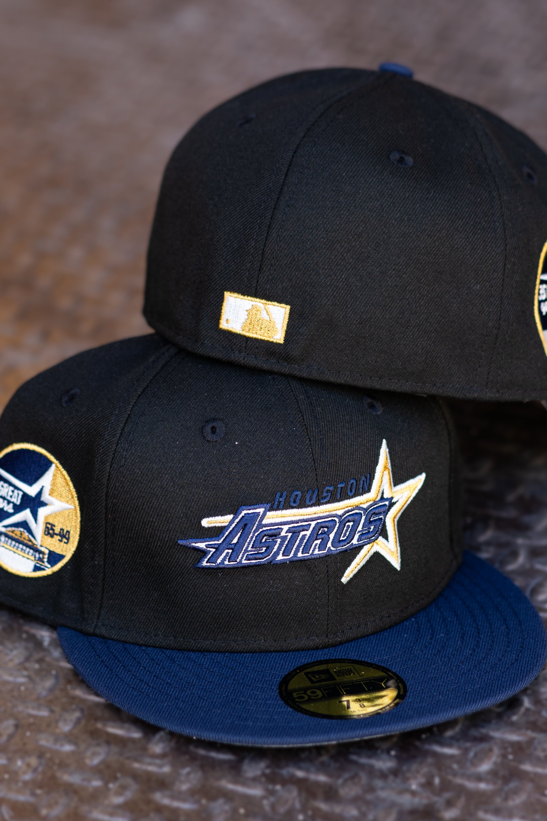 New Era Houston Astros 35th Anniversary Grey UV (Black/Navy) 59Fifty Fitted - New Era