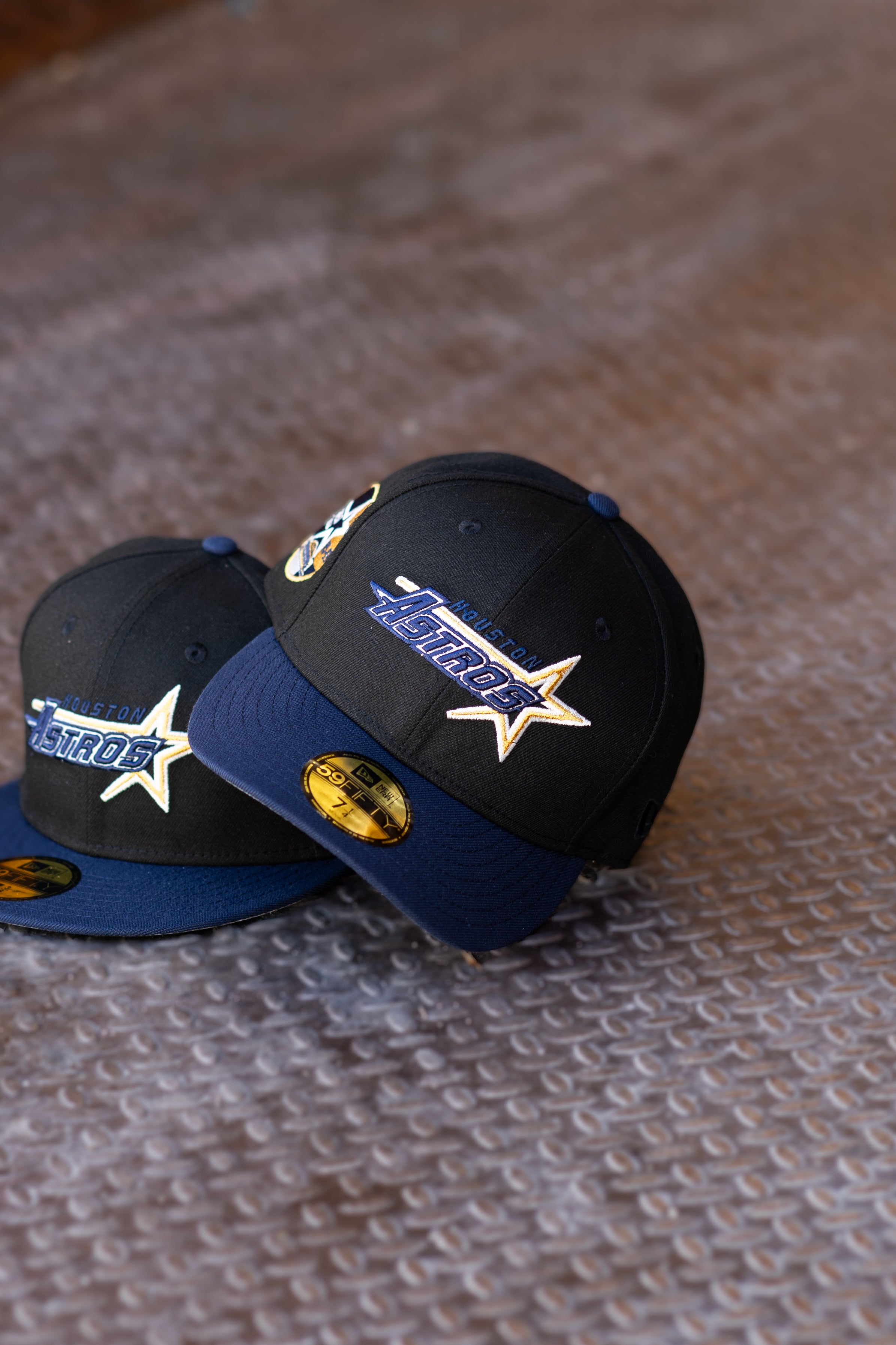 New Era Houston Astros 35th Anniversary Grey UV (Black/Navy) 59Fifty Fitted - New Era