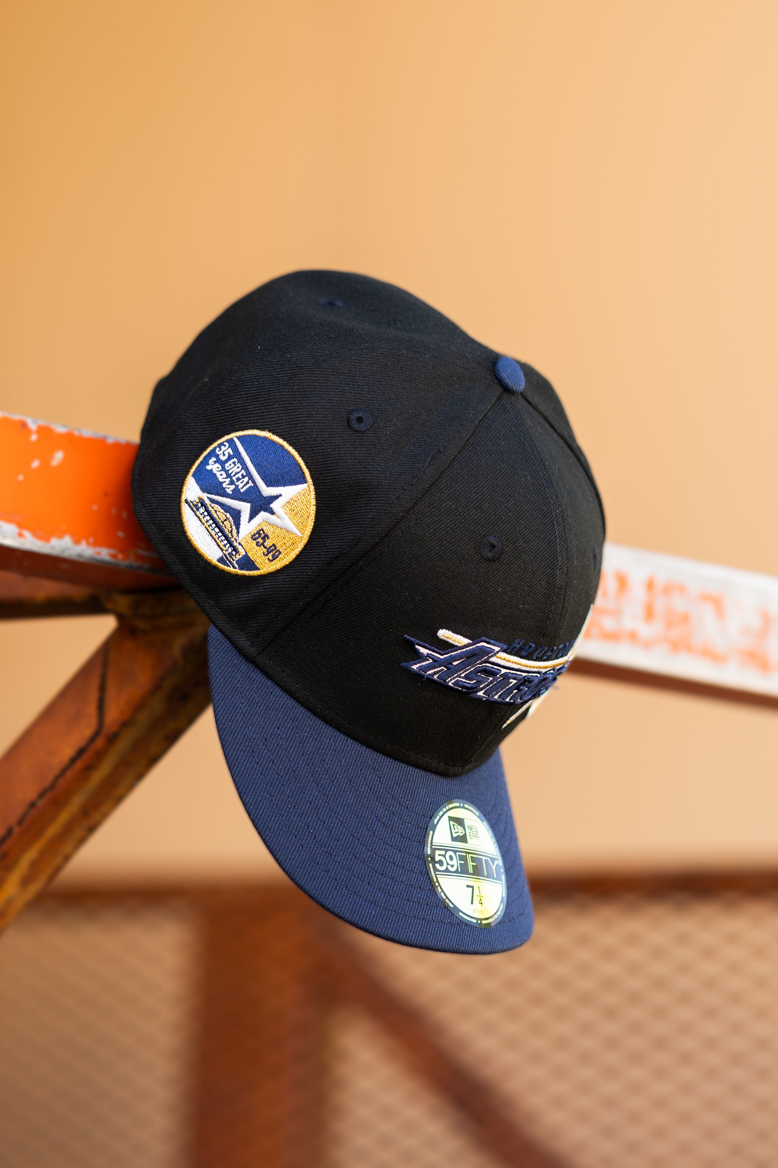 New Era Houston Astros 35th Anniversary Grey UV (Black/Navy) 59Fifty Fitted - New Era