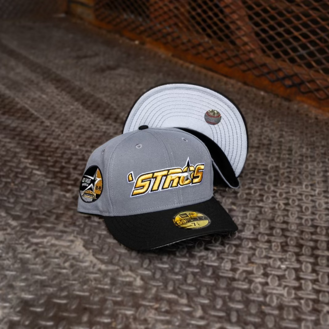New Era Houston Astros 35th Anniversary Silver UV 59Fifty Fitted (Storm Grey/Black) - New Era