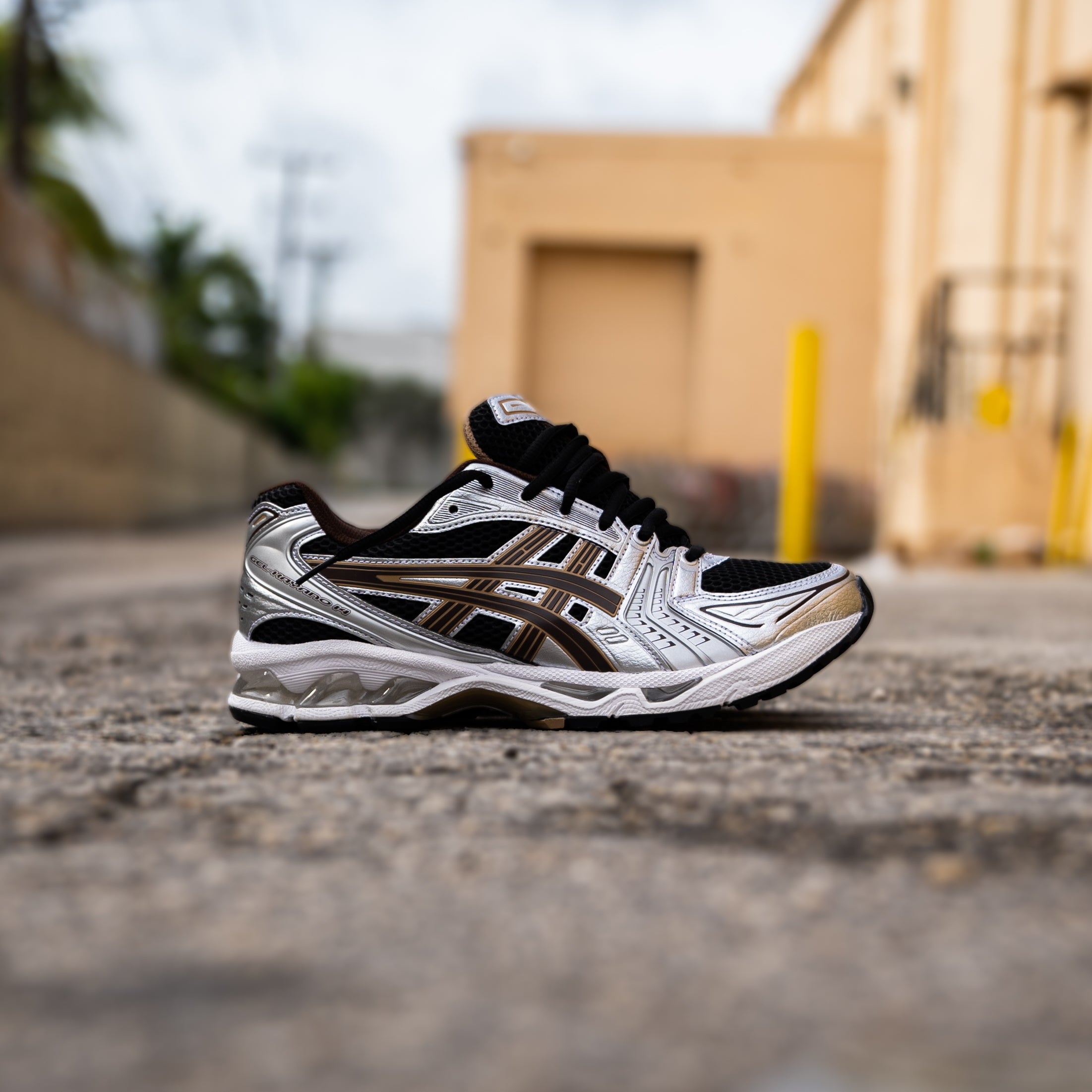 Mens Asics Gel-Kayano 14 (Black/Coffee) - VIP Asics
